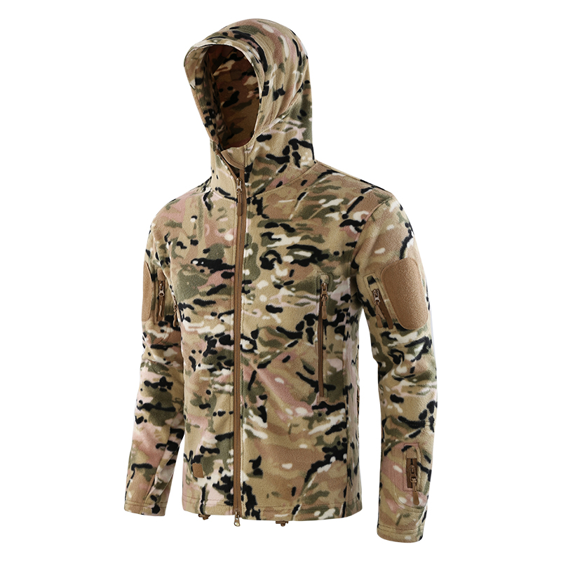 ESDY New Arrival Camo Jacket Army Military Tactical Fleece Jacket ...