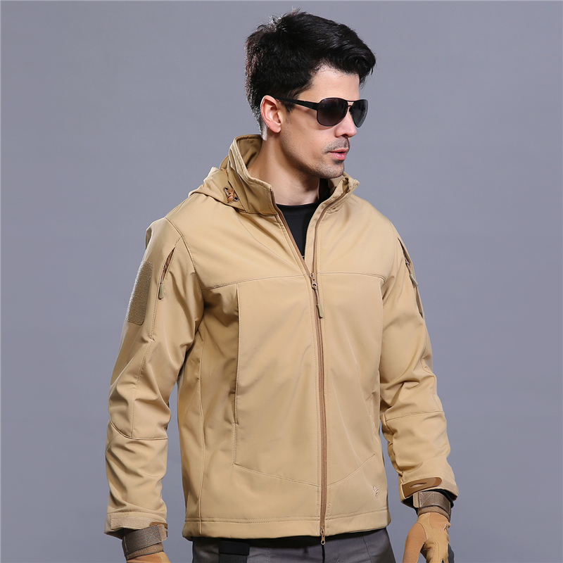 ESDY Breathable Tactical Waterproof Hoodie Jackets Softshell Army ...