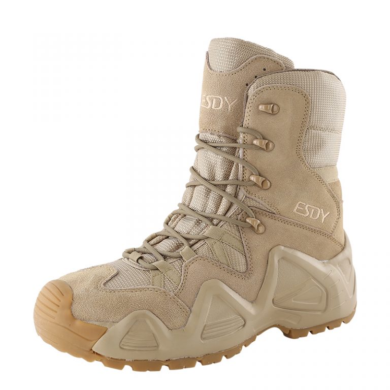 ESDY Tactical Outdoor Waterproof Breathable Hiking Shoes High-cut ...