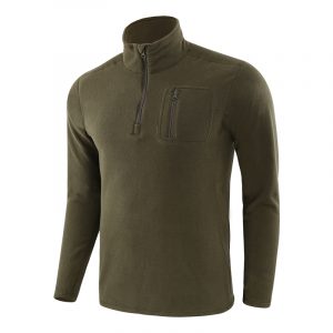 Army Green Fleece Shirt